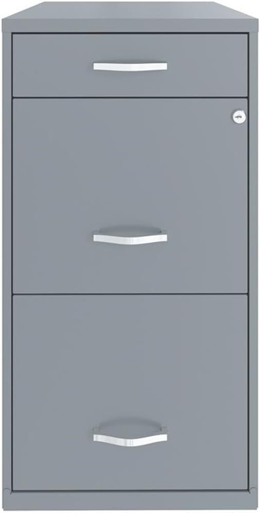 Scranton & Co 18" 3-Drawer Metal Filing Cabinet - Image 3