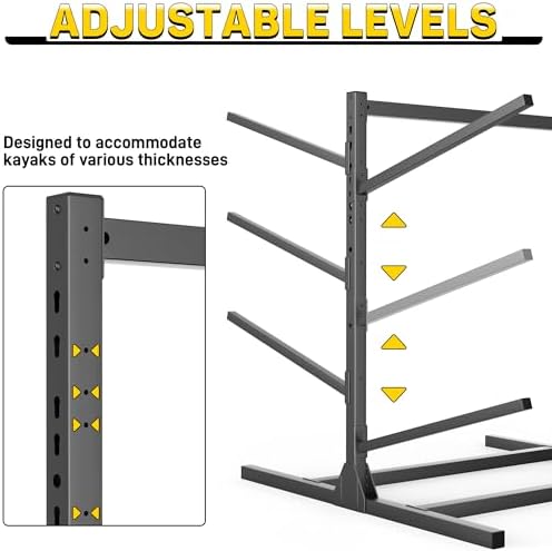 Ultrawall Kayak Storage Rack, Freestanding Kayak Racks for Garage