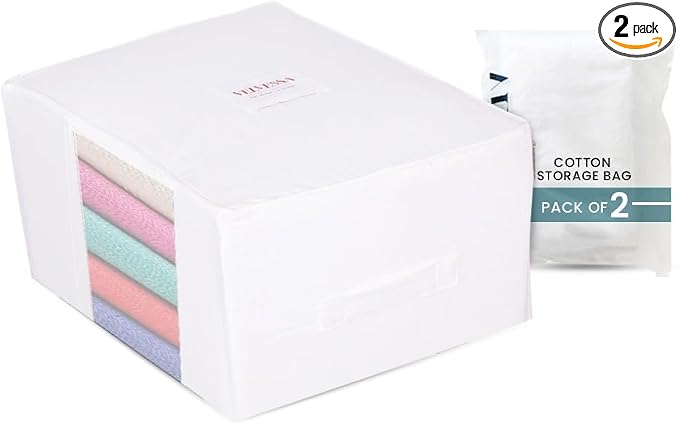 Cashmere Sweater Storage Bags | PACK OF 2 |Breathable & Washable Sweater by Unknown