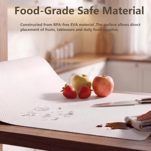 Shelf Drawer Liner Non-Adhesive Cabinet Paper Liners 10 Inch Wide x 20 Ft