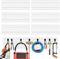 6PCS Slatwall Panel 6"X24",Slat Wall Paneling System for Garage
