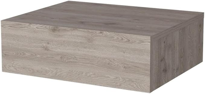 Vienna 1-Drawer Manufactured Wood Floating Nightstand, Light Gray by FMFURNITURE
