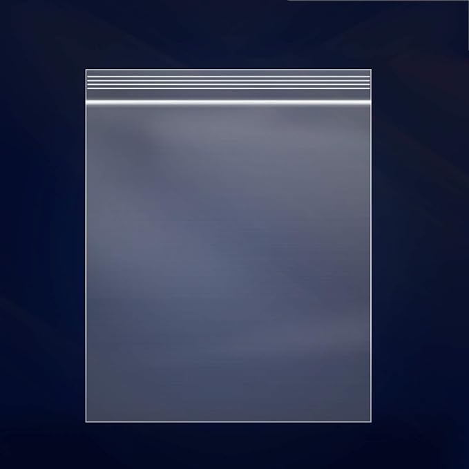 iMailer - 200 Count - 9" x 12" Zip Bags - Clear Reclosable Zip Plastic Poly by iMailer