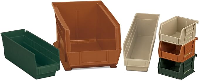Akro-Mils 30150 12-Inch by 8-Inch by 4-Inch Plastic Nesting Shelf Bin Box - Image 2