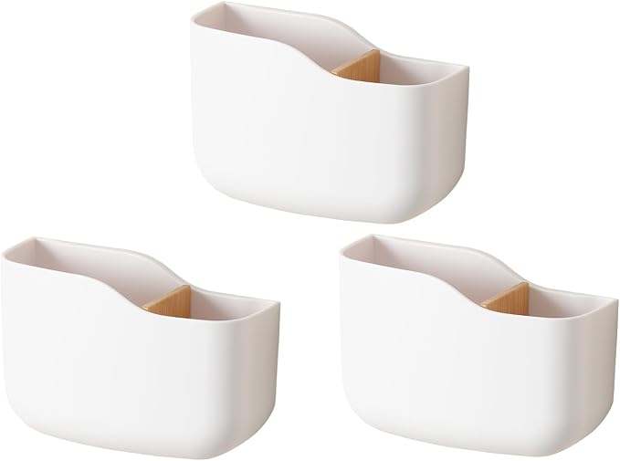 SUNFICON Wall Mount Remote Control Holders 3 Pack Adhesive Media Player - Image 3
