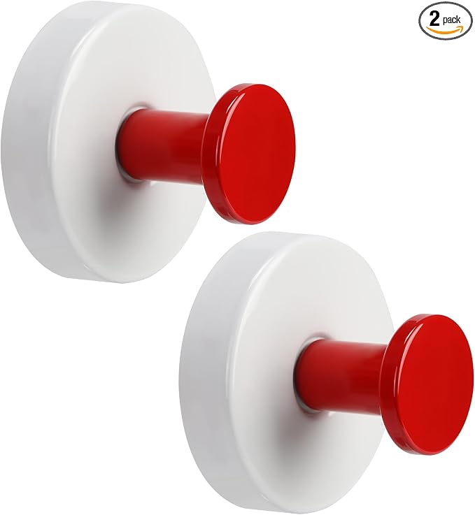 Suction Cup Hooks for Shower No-Drill Bathroom Hooks for Towels, Loofah by Fenas