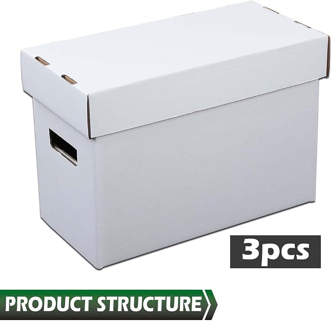 GRAND ORANGE 3 Pack Comic Book Storage Box - Image 2