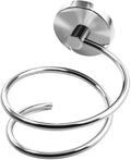 Bathroom Hair Dryer Holder Hair Care Tools Holder Wall Mount Chrome Finished by SWETON