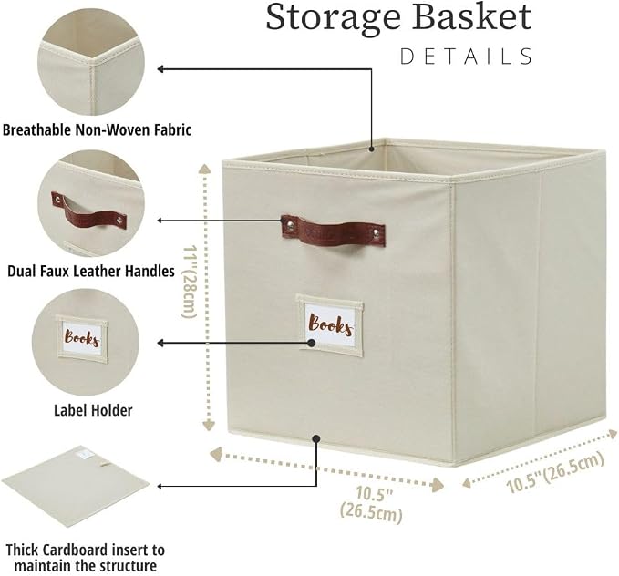 DECOMOMO Storage Bins, Cube Storage Bin - Image 3