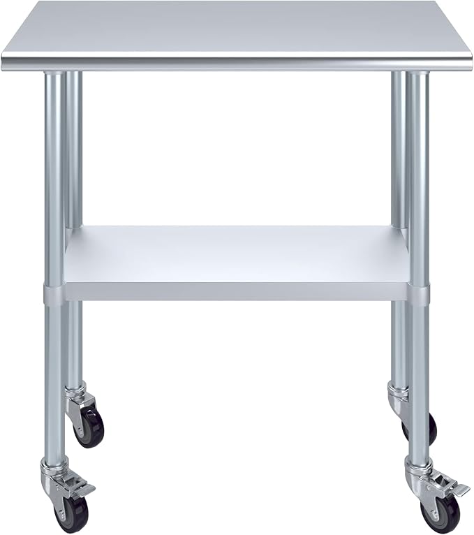 AmGood 18" x 36" Stainless Steel Work Table - Image 2