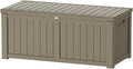 150 Gallon Outdoor Storage Box Waterproof Lockable Resin Deck Box Large by Decksplore%E2%80%94BuiltforOutdoor