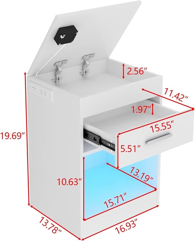 Auromie Set of 2 Nightstand - Image 3