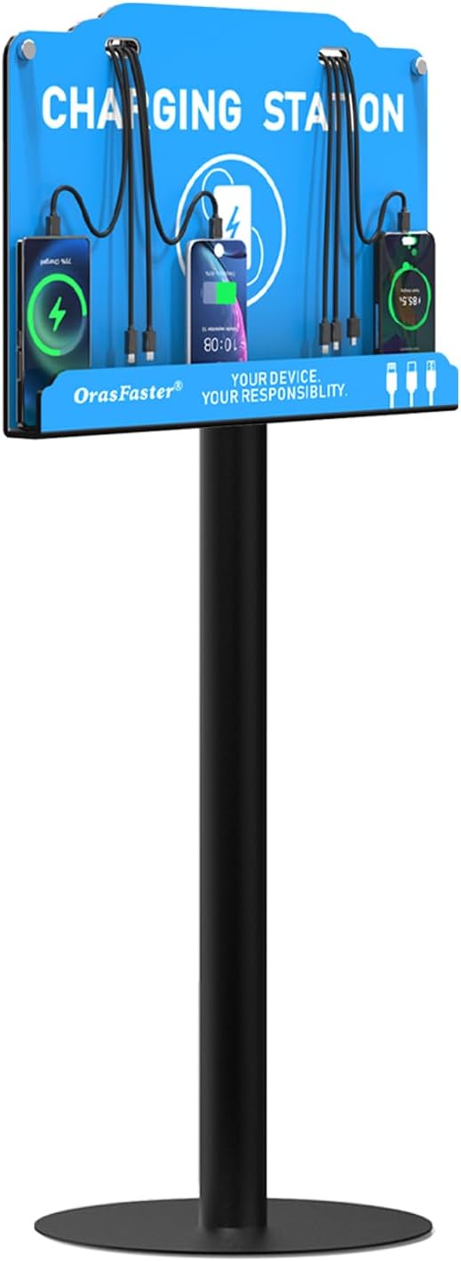 Floor Standing Cell Phone Charging Station Multi-Device Station - Image 8