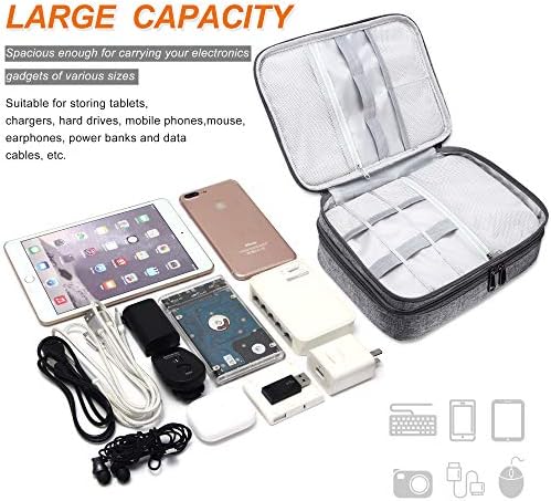 SELLYFELLY Electronic Bag Travel Cable Accessories Bag Waterproof