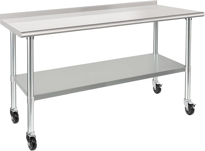 HARDURA Stainless Steel Table 24 x 60 Inches by HARDURA