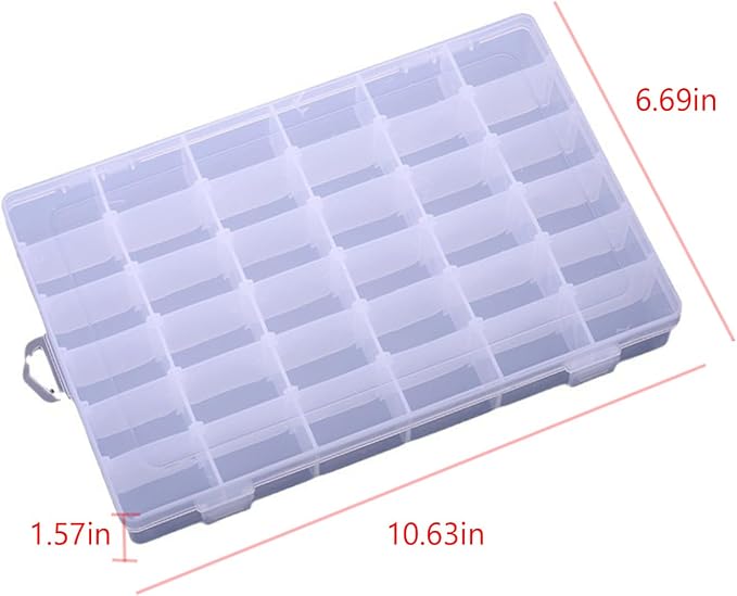 2pcs Plastic Organizer Container Box - Image 7