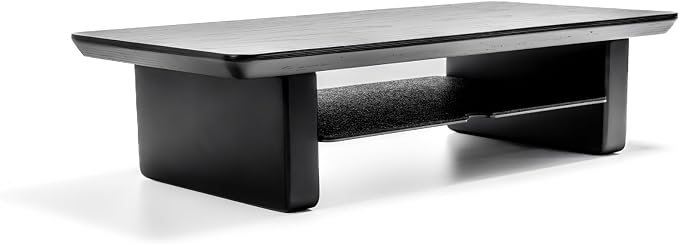 Raico Desk Cockpit Shelf Monitor Stand System Dual Screen Setup Wood Large Desk - Image 4