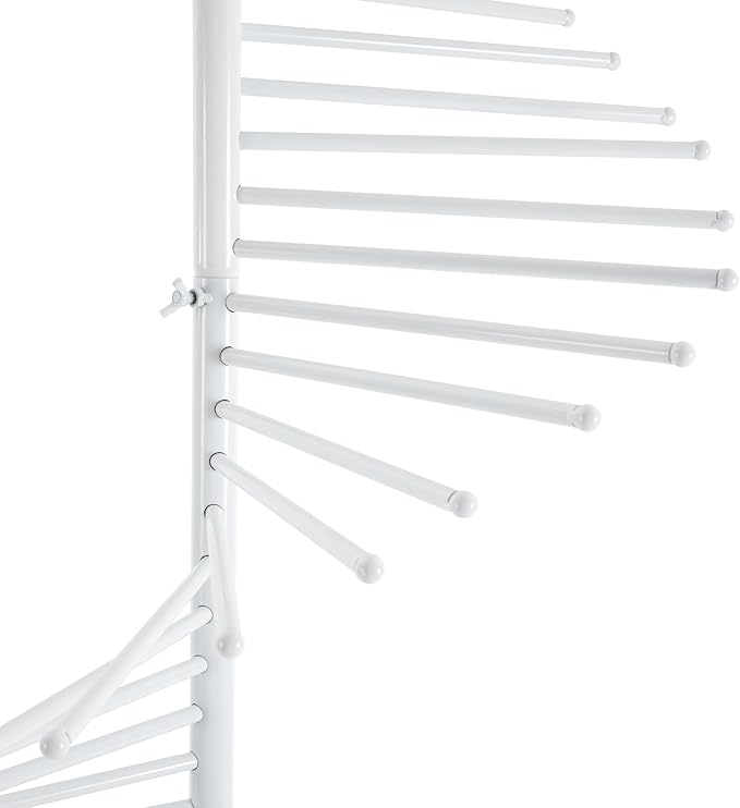 Scarf Display Stand 67" Spiral Scarf Holder Scarf Organizer Hijab Organizer - Image 6