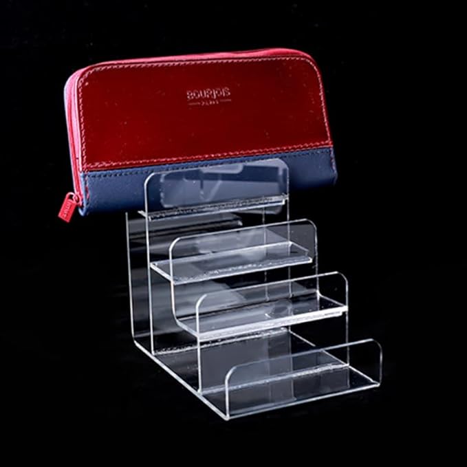 Acrylic Wallet Display Stand Purse Handbag Organizer, Acrylic Display Shelf - Image 8