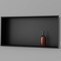 Achelous Stainless Steel Insert Shower Niche 24" X 12" NO Tile Needed, Bathroom by Achelous