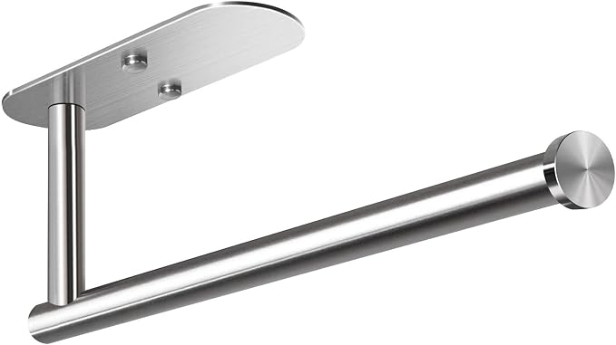 HUFEEOH Adhesive Paper Towel Holder Under Cabinet Wall Mount by HUFEEOH