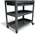 Metal 3 Tier Rolling Tool Cart by JZD