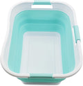 SAMMART 30L Collapsible Plastic Laundry Basket by SAMMART