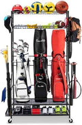 FHXZH Golf Bags Storage Garage Organizer - Stand for Single Golf Bags, Clubs, and Equipment Accessories with Wheels