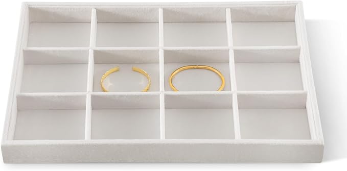 Jewelry Organizer Tray, Velvet Bracelet Display, Premium Jewelry Tray, Luxury by Yinbeini