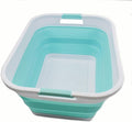 SAMMART 41L Collapsible Plastic Laundry Basket-Foldable Pop Up Storage by SAMMART