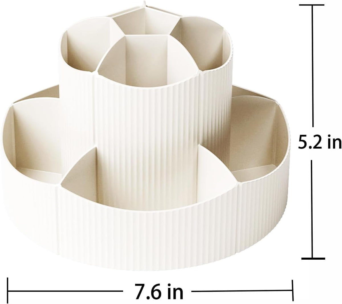 Rotating Desk Organizer, 360° Rotating Pencil Pen Holder for Desk