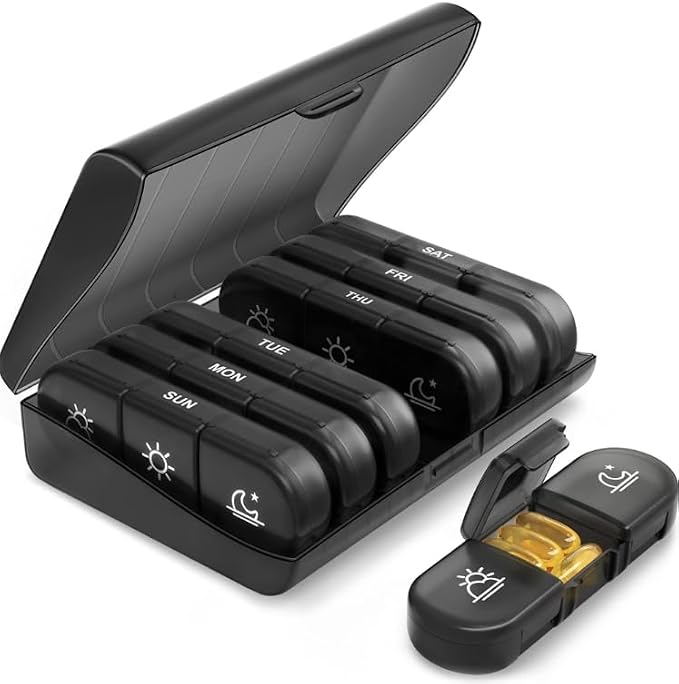 Weekly Pill Organizer 3X a Day by NUTRI-NEXUS