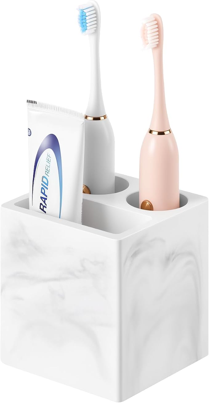 Luxspire Toothbrush Holder, 3 Slots Fast Drying Tooth Brush Holder by Luxspire