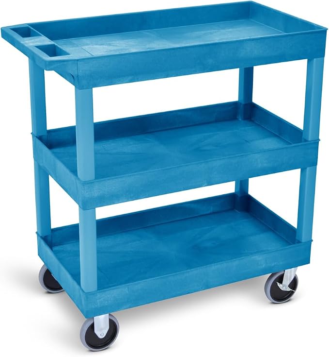 Stand Steady Tubstr 3 Shelf Utility Cart | Made in USA | Heavy Duty Tub Cart - Image 6