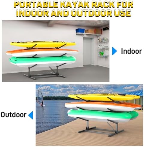 Ultrawall Kayak Storage Rack, Freestanding Kayak Racks for Garage