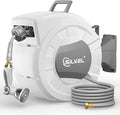 SILVEL Retractable Garden Hose Reel, 1/2 in x 75ft Wall Mount Heavy Duty by SILVEL