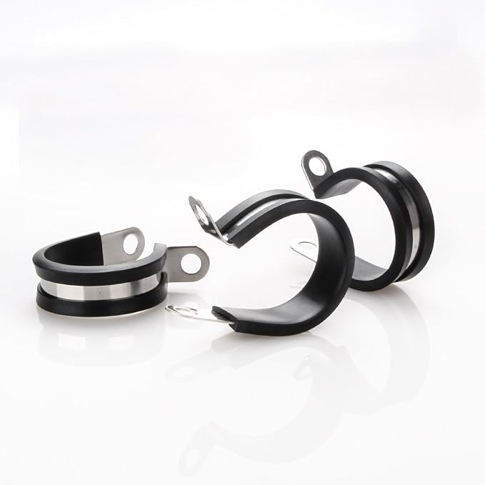 LOKMAN 20 Pack 5/16 Inch Stainless Steel Cable Clamp, Rubber Cushioned - Image 7