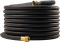 WiseFlow Garden Hose 100FT x 5/8", Heavy Duty Rubber Hose, Water Hose by Unknown