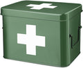Flexzion Medicine Box, Home Pharmacy Box, Metal Medication Storage by Flexzion