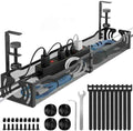 Cable Management, 25.3'' Under Desk Cable Management Tray No Drill