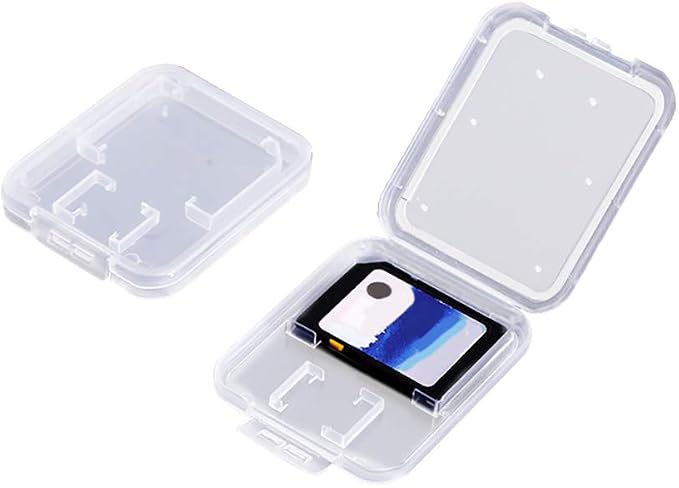 Clear Plastic Memory Card Case Compatible - Image 3
