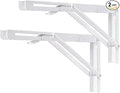 YUMORE Folding Shelf Brackets, 16 Inch Heavy Duty Collapsible Shelf Bracket by YUMORE
