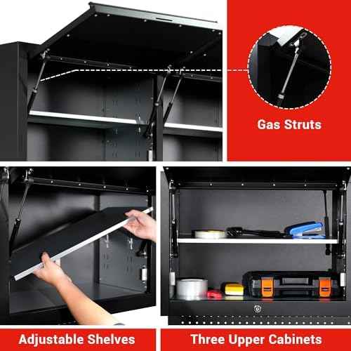 CT Copper Tailor 72-inch Rolling Tool Chest with 15 Drawers,Black