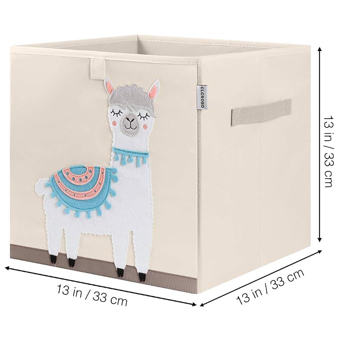 CLCROBD Foldable Animal Cube Storage Bins Fabric Toy Box/Chest/Organizer - Image 2