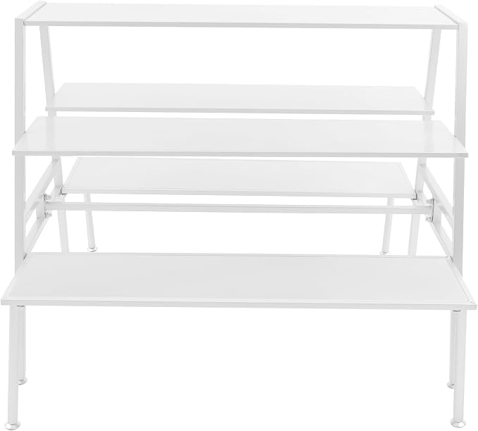 Nesting Tables for Retail Display, 3 Tier Metal Shoe Handbag Display Stand - Image 8