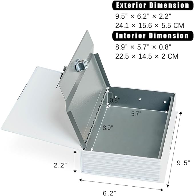 Diversion Book Safe Storage Box, Dictionary Secret Safe Can - Image 2