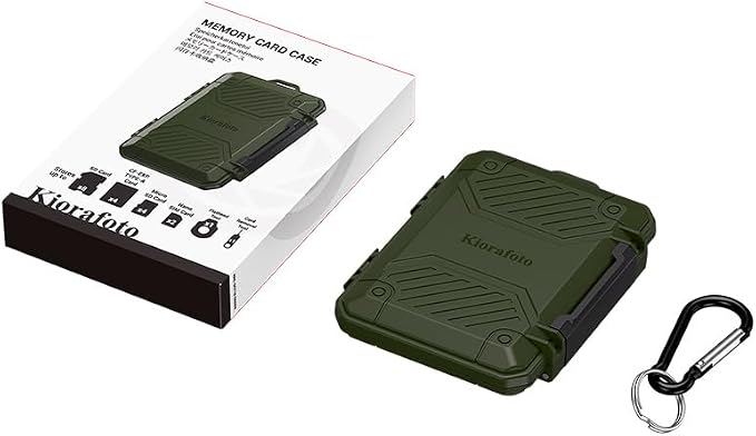 Memory Card Case with 18 Slots, IP67 Waterproof Anti-Shock Travel Camera Memory - Image 9