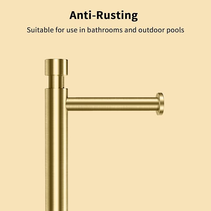 YUMORE Toilet Paper Holder Stand Freestanding, Weighted and Sturdy Stainless - Image 6