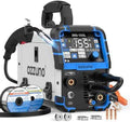 AZZUNO 155A Aluminum MIG Welder, 110V/220V 5-in-1 Wire Feed Welder