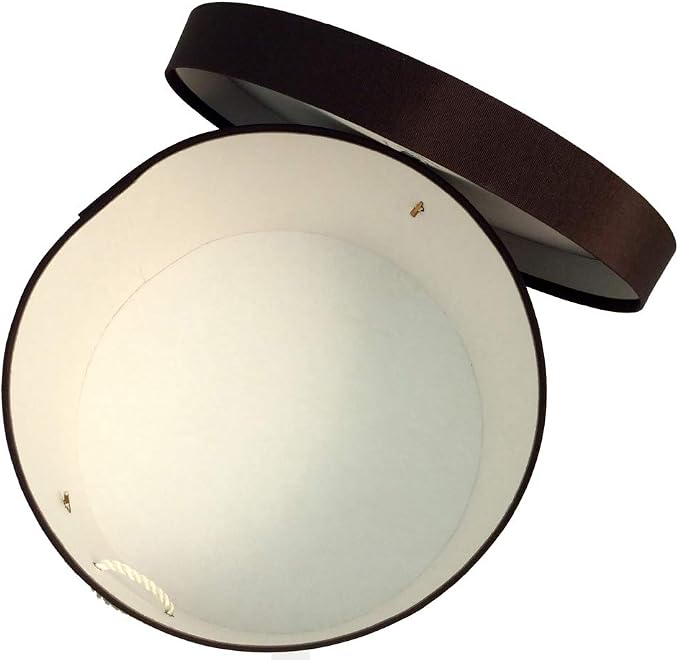 Sarah's Hat Boxes Classic Brown Hat Box – 8.75" x 4.5" Handmade in USA – - Image 3